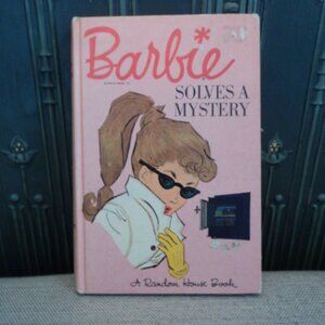 Barbie solves a mystery book~ vintage 1963